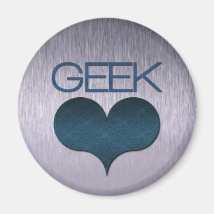 Imán Geek Love (Heart Magnet), Dark Blue