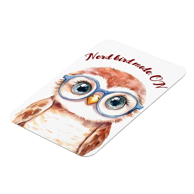 Imán Geek Nerd Bird (Lado Izquierdo)