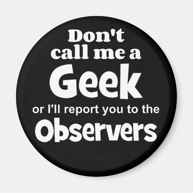 Imán Geek Observers wf (Frente)