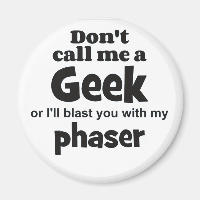 Imán Geek phaser bf (Frente)