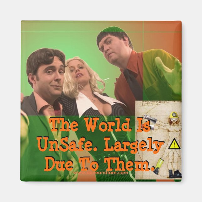 Imán Geeks De Seguridad: Cast SVI (Frente)