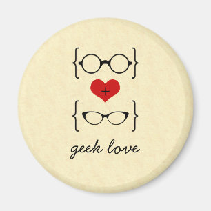 Imán Geeky Glasses Magnet