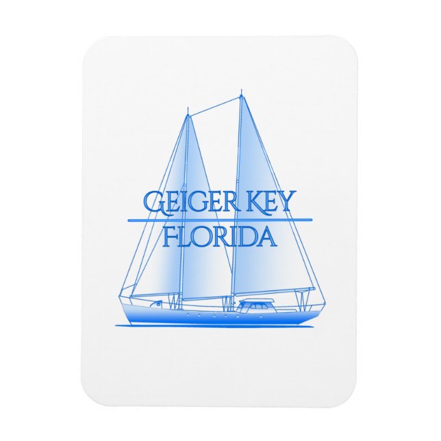 Imán Geiger Key Costa Náutico Sailing Marinero (Vertical)