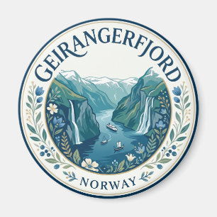 Imán Geirangerfjord Noruega