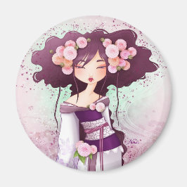 Imán geisha dalia
