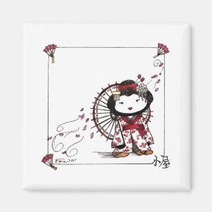 Imán Geisha de la pluma