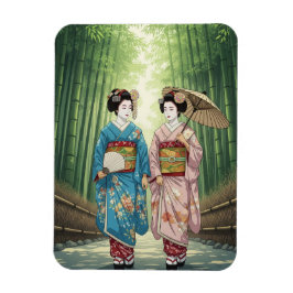 Imán Geisha en Arashiyama Japón Kyoto