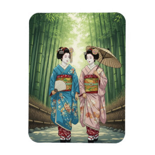 Imán Geisha en Arashiyama Japón Kyoto