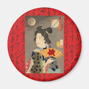 Imán Geisha Rojo