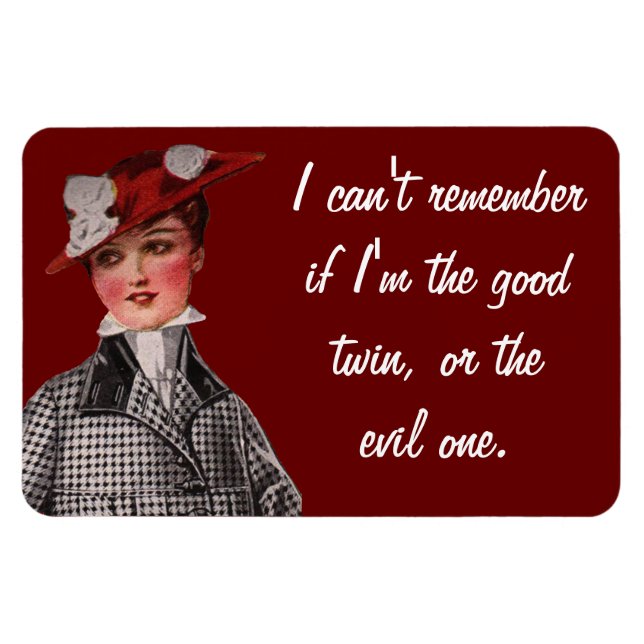 Imán Gemelos buenos o malvados (Horizontal)