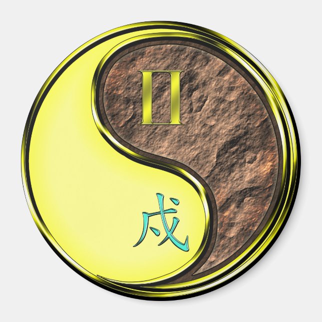 Imán Gemini & Earth Dog (Frente)