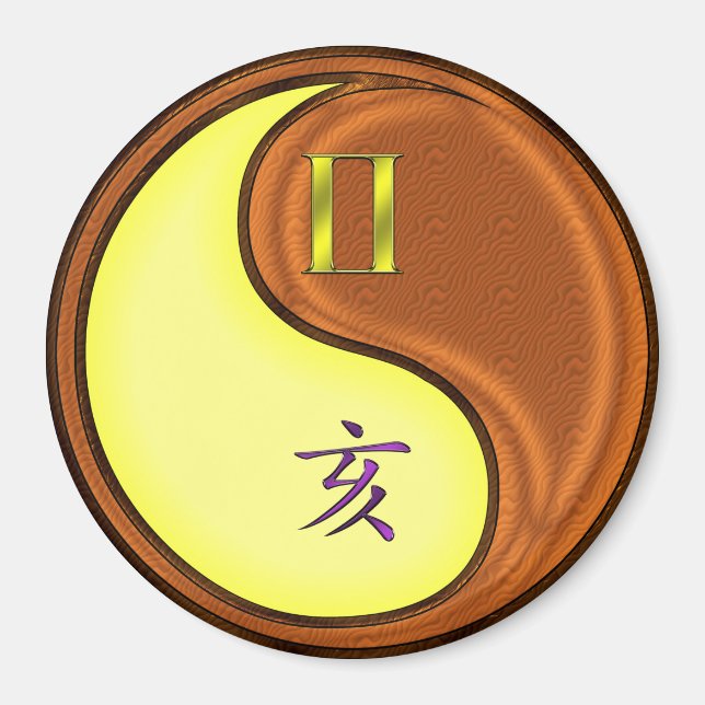 Imán Gemini & Wood Boar (Frente)