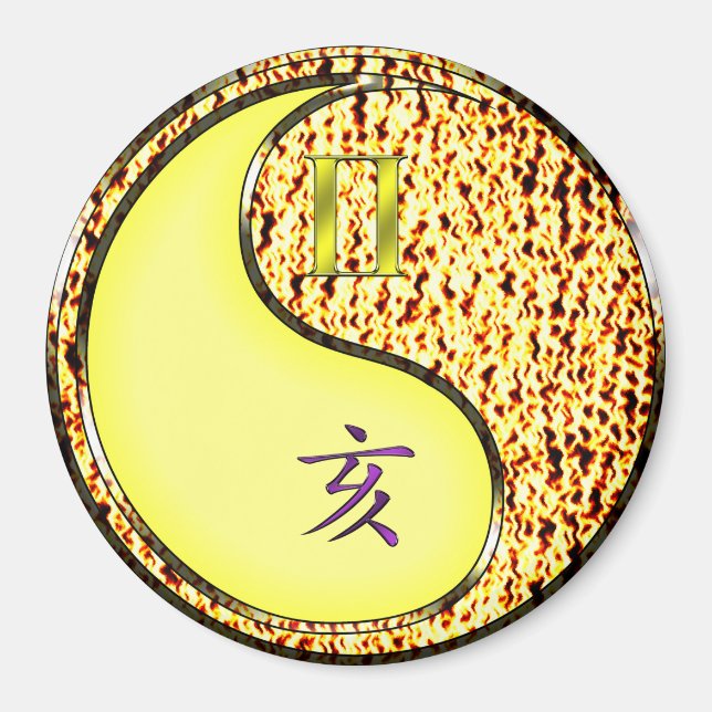 Imán Géminis y Jabalí de Fuego (Frente)