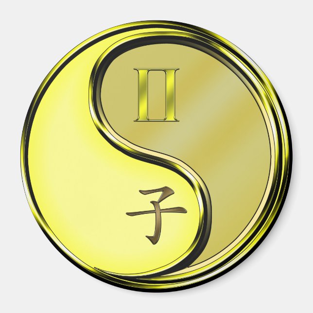 Imán Géminis y Rata de Metal (Frente)