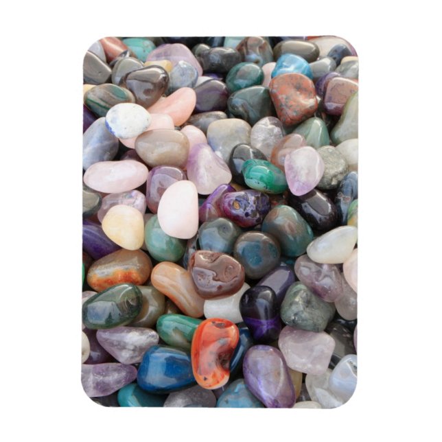 Imán Gemstones Crystals Pebbles (Vertical)
