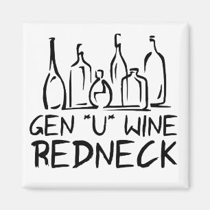 Imán Gen U Wine Redneck