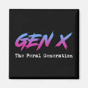 Imán Gen X - La Generación Feral