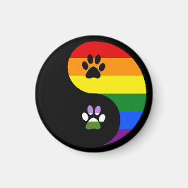 Imán Genderqueer Yin-Yang