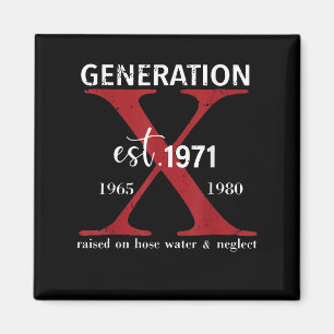 Imán Generación X Este. 1971 Sobre El Agua De La Mano Y