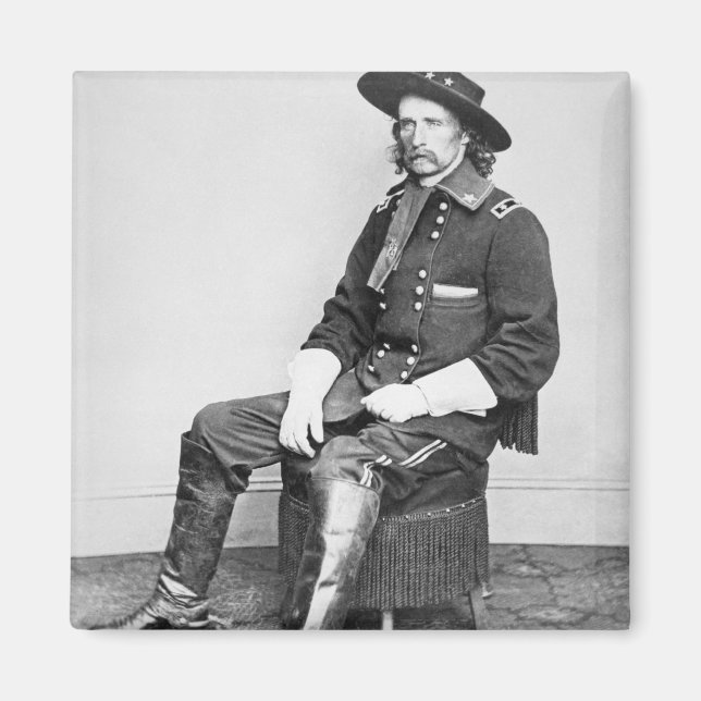 Imán General George A. Custer (foto de abajo) (Frente)