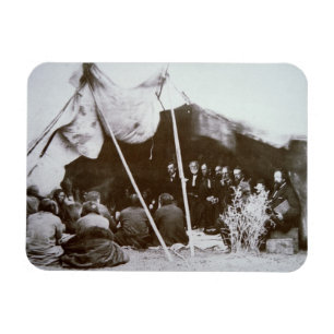 Imán General Guillermo T. Sherman (1820-91) preside en