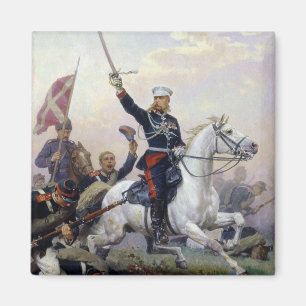 Imán General M.D. Skobelev en la Rusia-turca