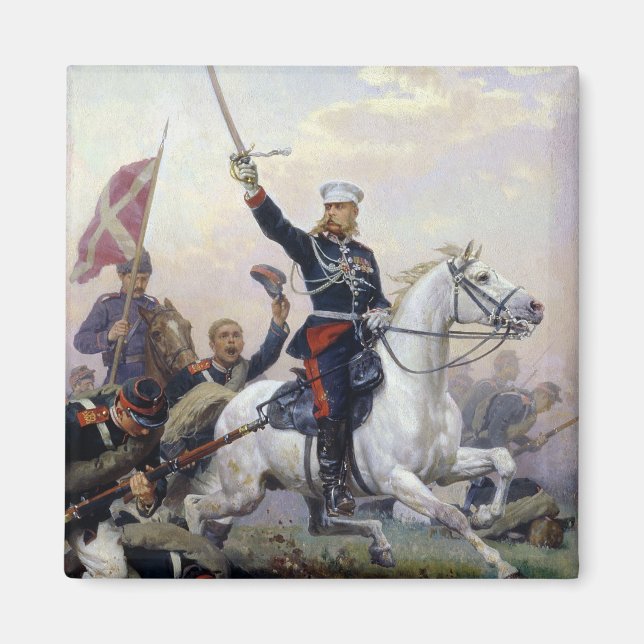 Imán General M.D. Skobelev en la Rusia-turca (Frente)