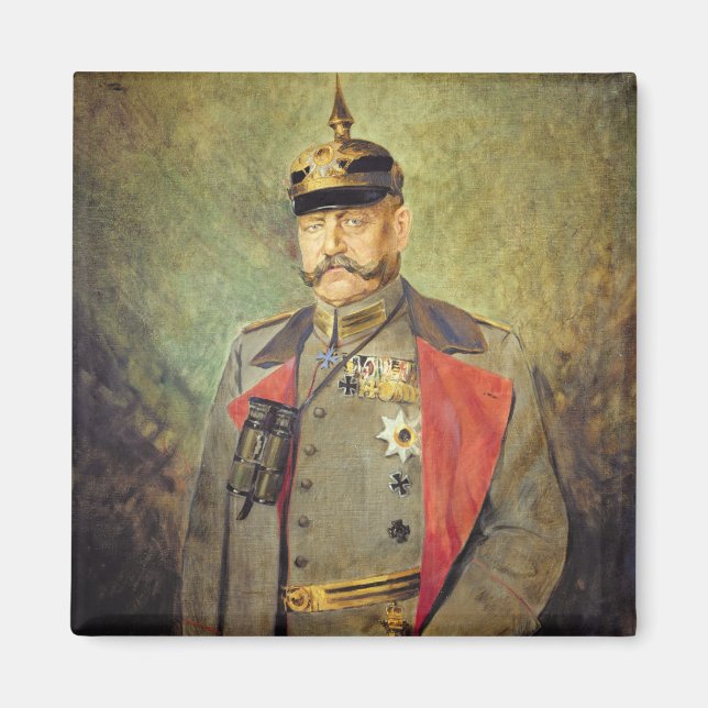 Imán General Paul von Hindenburg, c.1916 (Frente)
