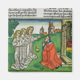 Imán Génesis 18 2 Abraham y los tres ángeles, del th