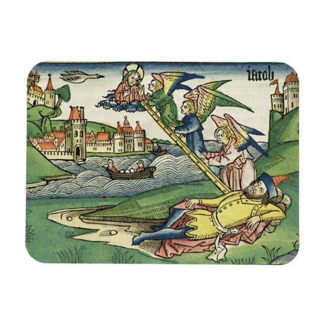 Imán Génesis 28 10 Jacob's Ladder, de Nuremberg (Horizontal)