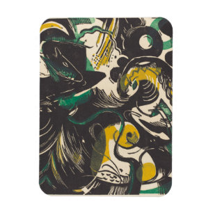 Imán Génesis II Schopfungsgeschichte II de Franz Marc