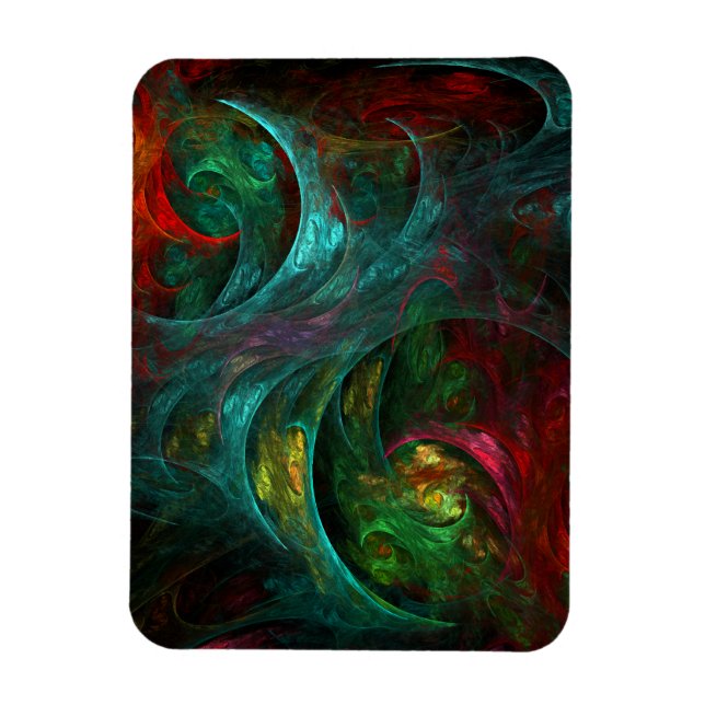 Imán Genesis Nova Resumen Art Premium Magnet (Vertical)