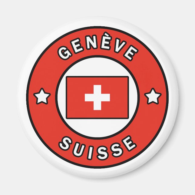 Imán Genève Suisse (Frente)