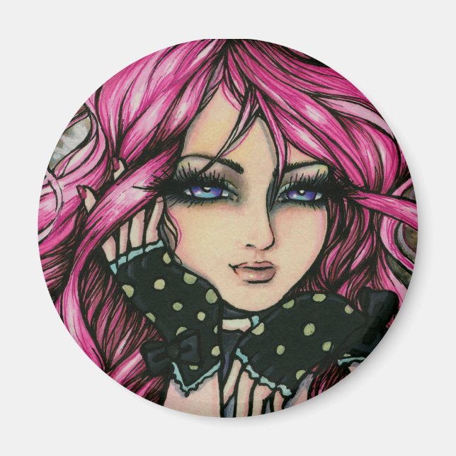 Imán "Genevieve" Steampunk Fairy Magnet (Frente)