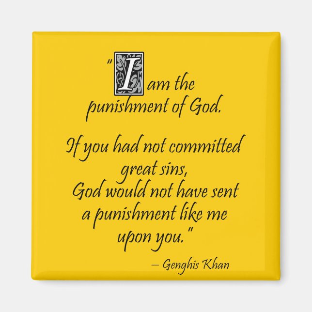 Imán Genghis Khan... (Frente)