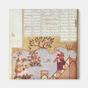 Imán Genghis Khan que se dirige a una congregación