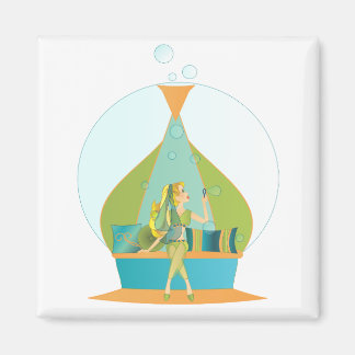 Imán Genie Blowing Bubbles