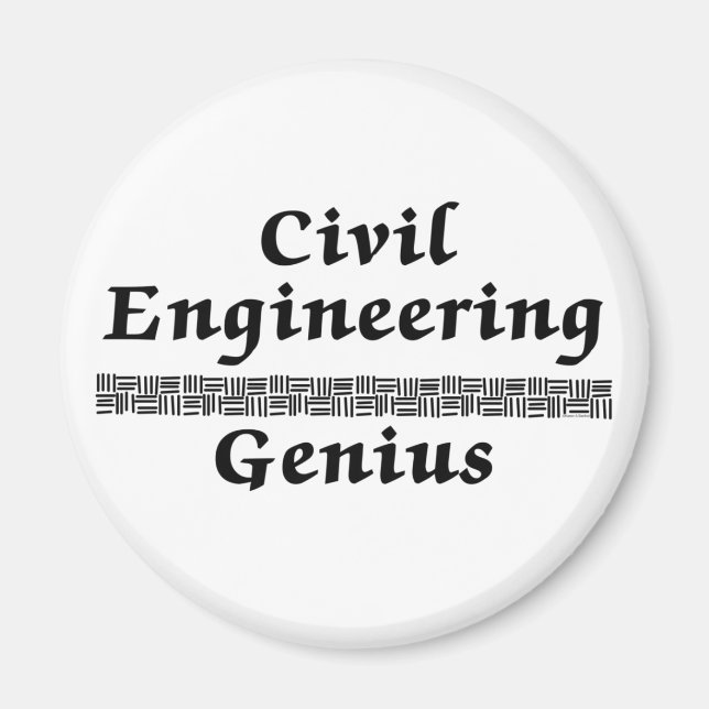 Imán Genio de ingeniería civil (Frente)