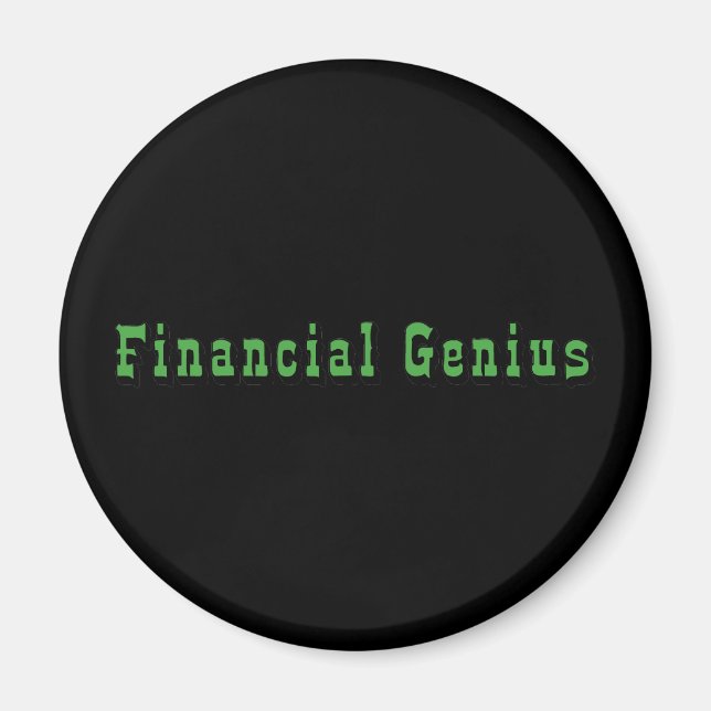 Imán Genio financiero (Frente)