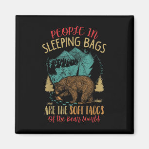 Imán Gente En Bolsas De Dormir Son Los Tacos Suaves Del