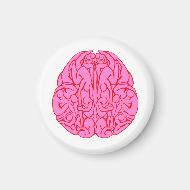 Imán Gente en mi cerebro (Frente)