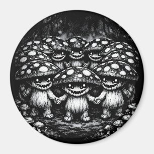Imán Gente Hongo • Criaturas del Bosque por BurnsInHell