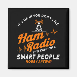 Imán Gente Inteligente de Radio Amateur Pasatiempo De T