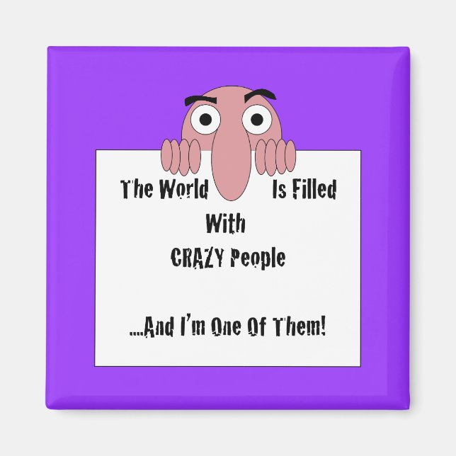 Imán Gente loca, soy uno de ellos (Frente)