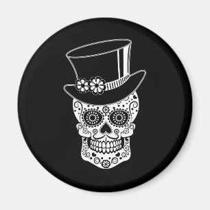 Imán Gentleman Sugar Skull-01