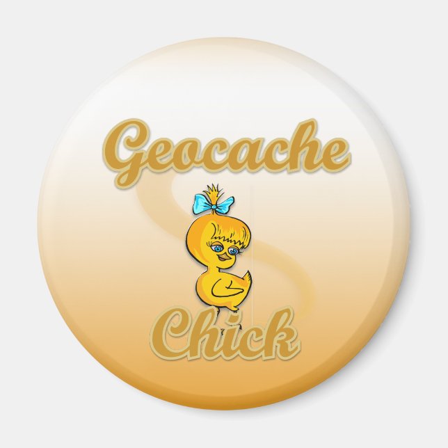 Imán Geocache Chick (Frente)