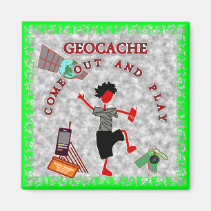 Imán Geocache Sale Y Juega