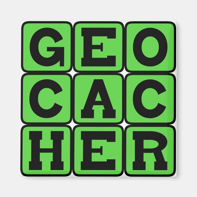 Imán Geocacher, Hobby de Navegación (Frente)