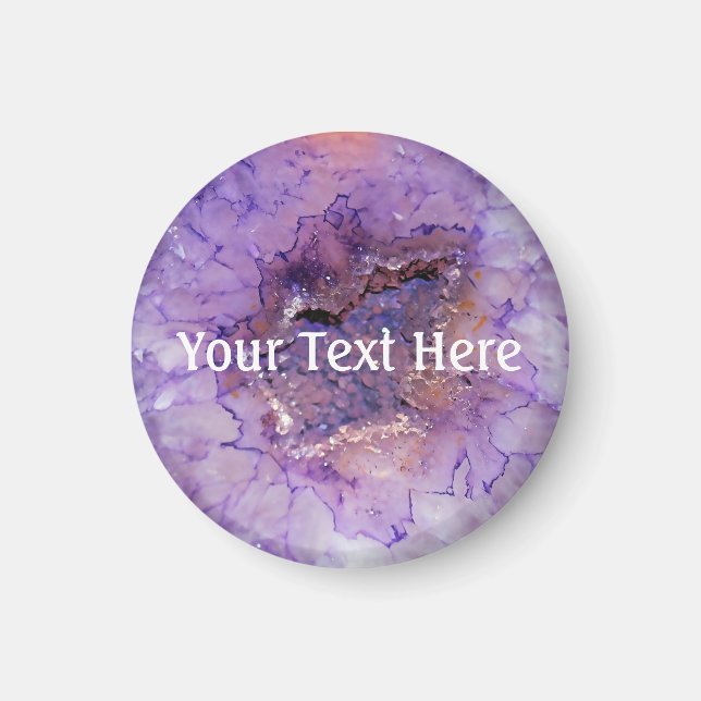 Imán Geode de Amethyst Falln (Frente)