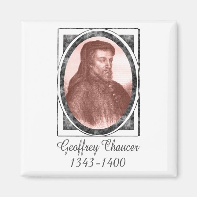 Imán Geoffrey Chaucer (Frente)